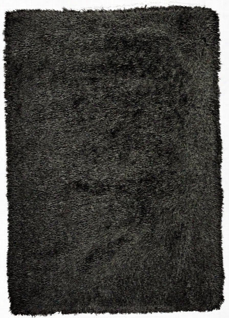 Studio Collection Sunset Boulevard Shag Area Rug In Onyx - Kathy Ireland Home By Nourison