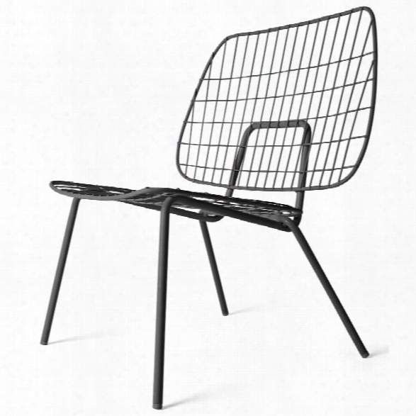 Studio Wm String Lounge Chair In Black Design By Menu