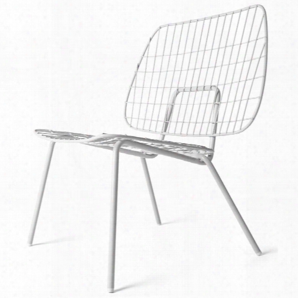 Studio Wm String Lounge Chair In White Design By Menu