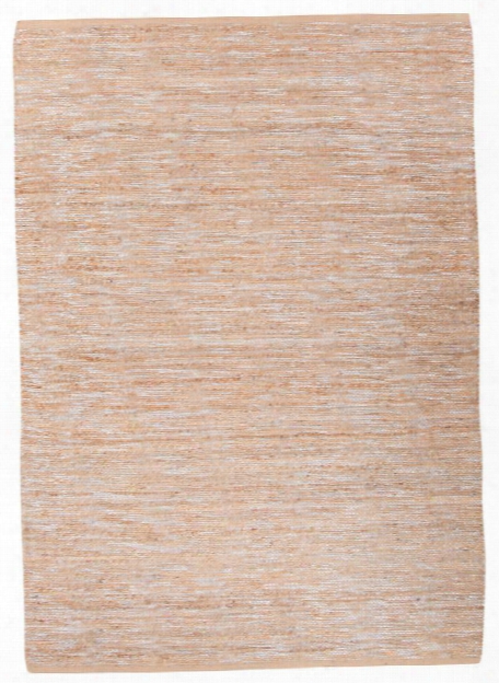 Subra Rug In Almond Buff & Silver Design By Nikki Chu