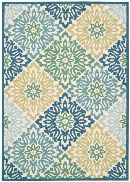 Sun N' Shade Rug In Marine Design By Nourison