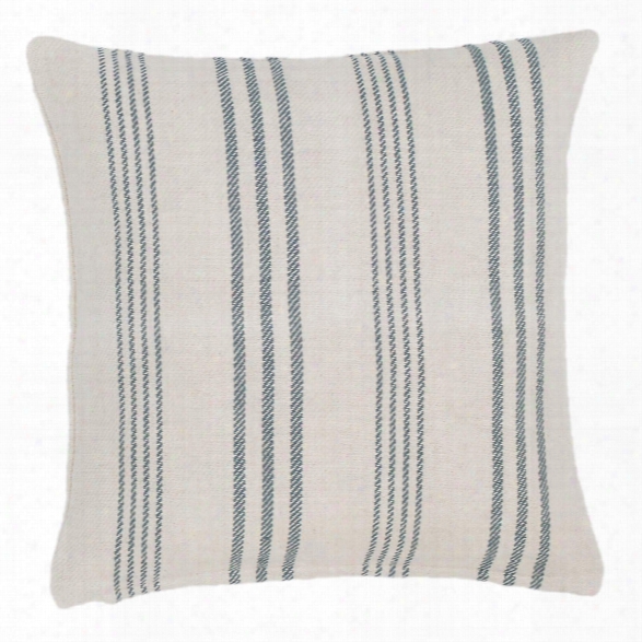 Swedish Stripe Woven Cotton Decorative Pillow Design By Dash & Albert