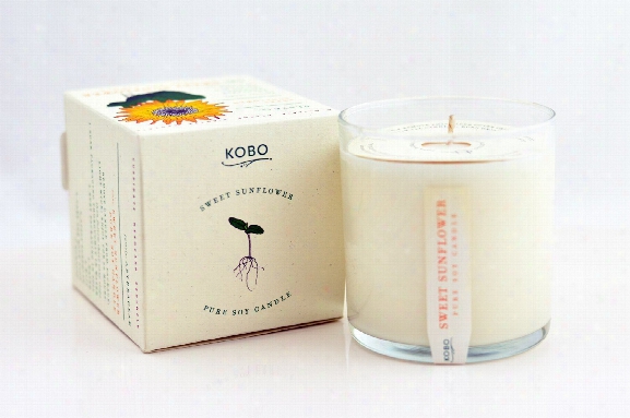 Sweet Sunflower Soy Candle Design By Kobo Candles