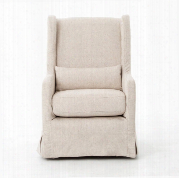 Swivel Wing Chair In Various Materials