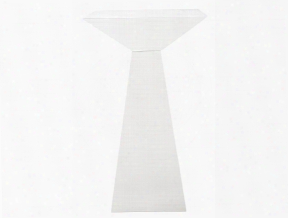 Tad-b Bar Table In White Lacquer Design By Euro Style