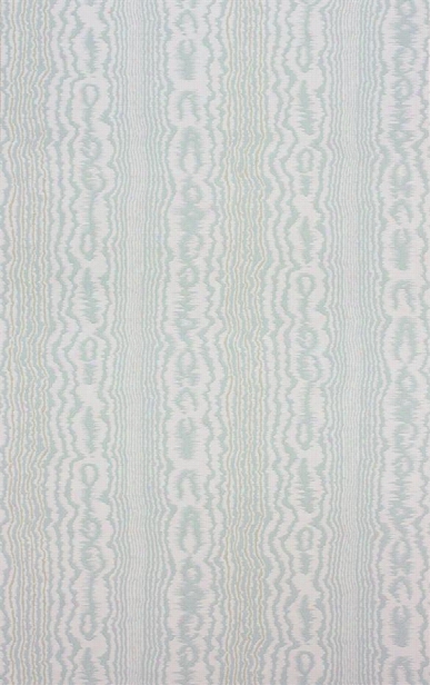 Tagus Wallpaper In Aqua And Ivory By Nina Campbell For Osborne & Little
