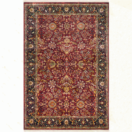 Taj Mahal Rug In Red & Brown Design By Surya