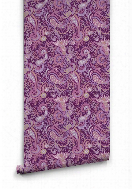 Taj Mahal Wallpaper In Amethyst From The Kingdom Home Collection By Milton & King