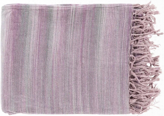 Tanga Throw Blankets In Bright Purple Color By Surya