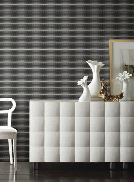 Tangle Wallpaper In Black From The Ashford Wyites Collection By York Wallcoverings