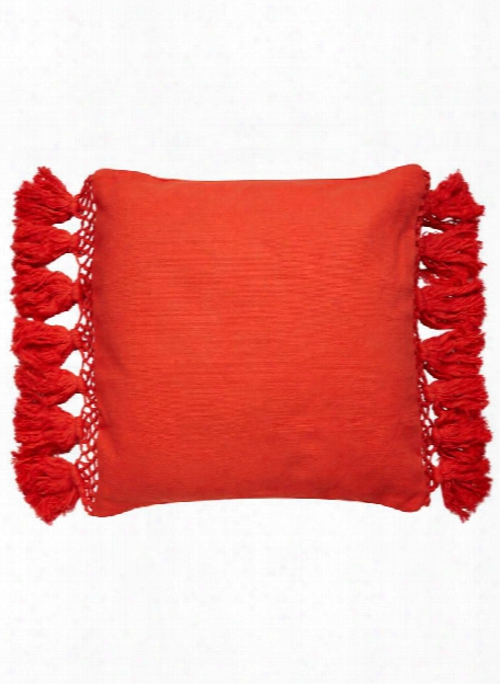 Tassel Yorkville Pillow In Maraschino Design By Kate Spade