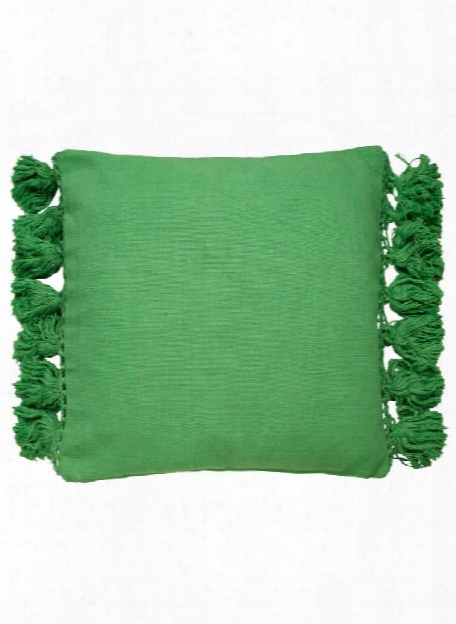 Tassel Yorkville Pillow In Picnic Green Design By Kate Spade