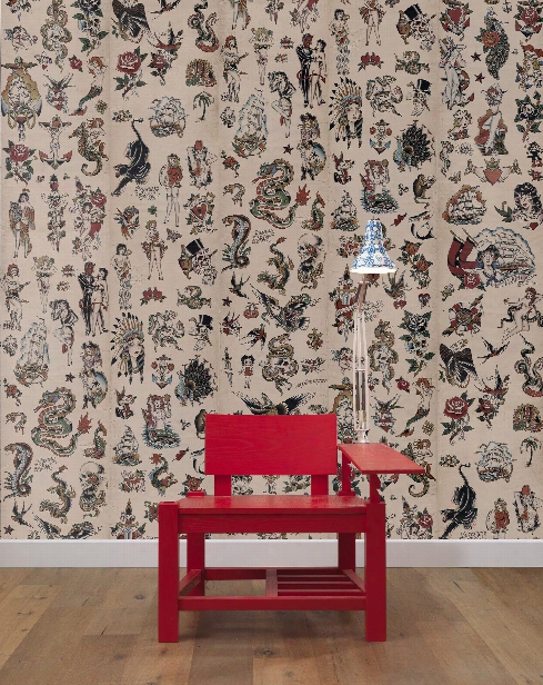 Tattoo Wallpaper Dessign By Cookie Bros For Nlxl