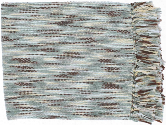 Teegan Throw Blankets In Pale Blue Color By Surya