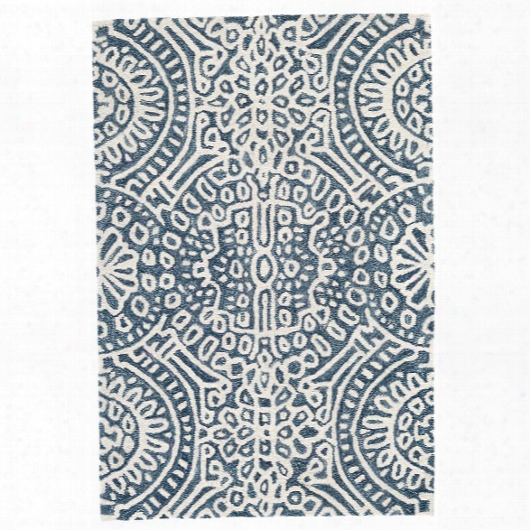 Temple Ink Wool Micro Hooked Rug Design By Dash & Albert