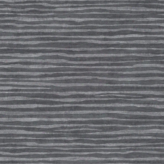 Terra Nova Horizontal Texture Wallpaper In Dark Charcoal And Pewter By York Wallcoverings