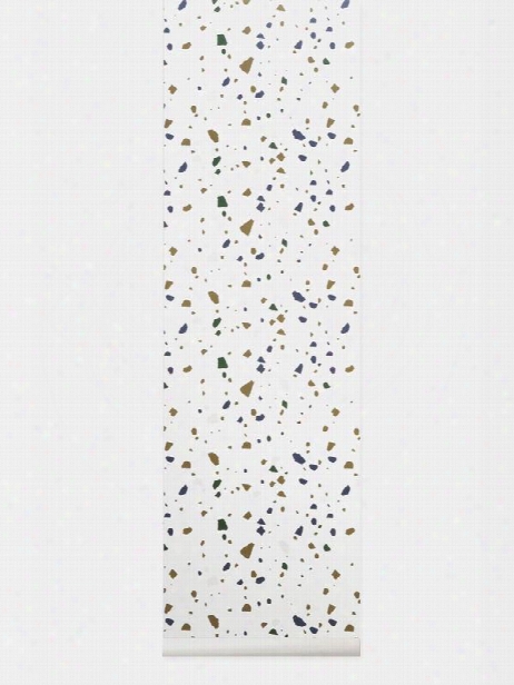 Terrazzo Wallpaper In Grey Design By Ferm Living