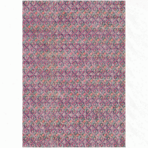 Tessera Rug In Pink & Blue Design By Surya