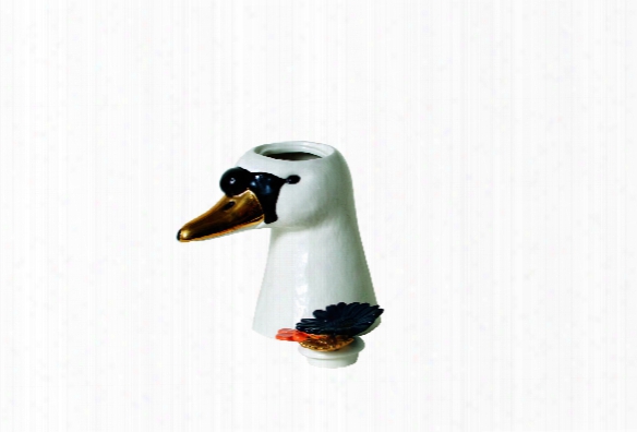 The Dancing Swans Single Head Ceramic Canister Design By Imm Living