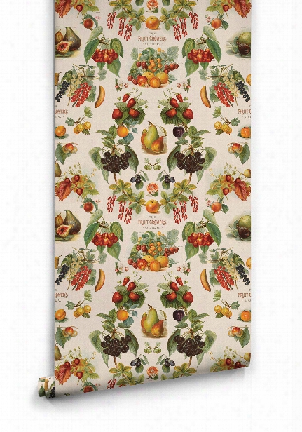 The Fruit Grlwers Guide Wallpaper From The Erstwhile Collection By Milton & King