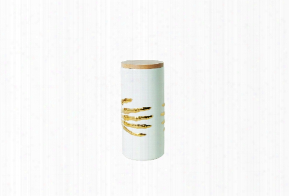 The Oracles Skeleton Hands Ceramic Canister Design By Imm Living