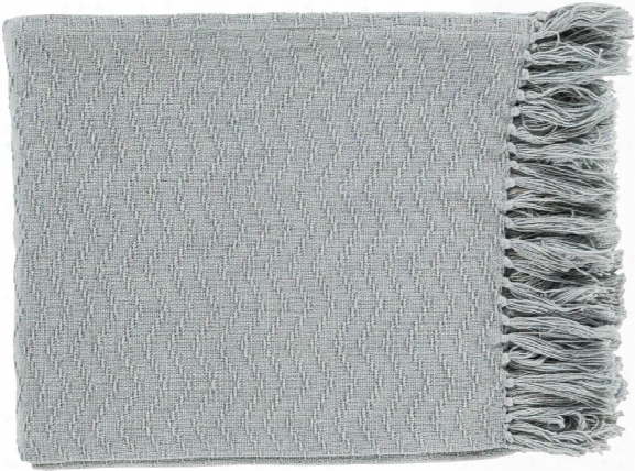 Thelma Throw Blankets In Silver Gray Color By Surya