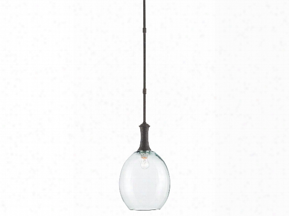 Theo Pendant In Mol Black Design By Currey & Company