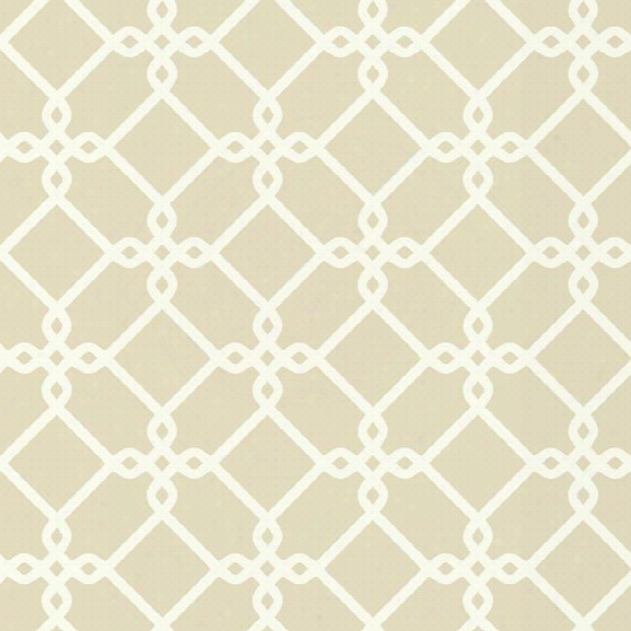 Threaded Links Wallpaper In Beige Design By York Wallcoverings