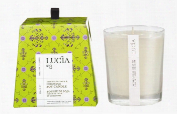 Thyme Flower & Coriander Candle Design By Lucia