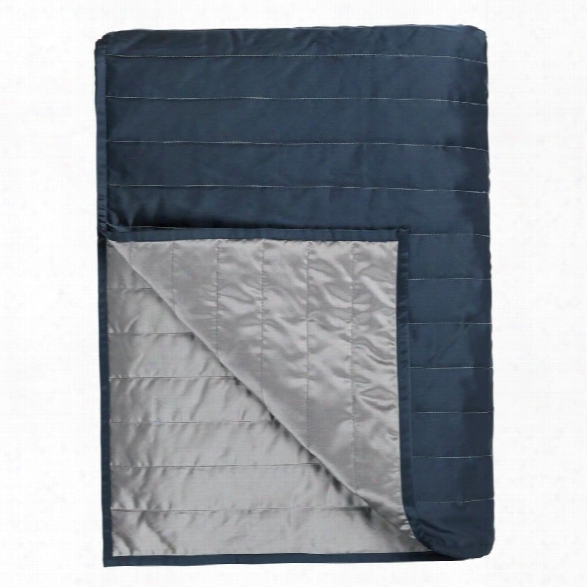 Tiber Indigo & Zinc Quilts & Shams Design By Designers Guild