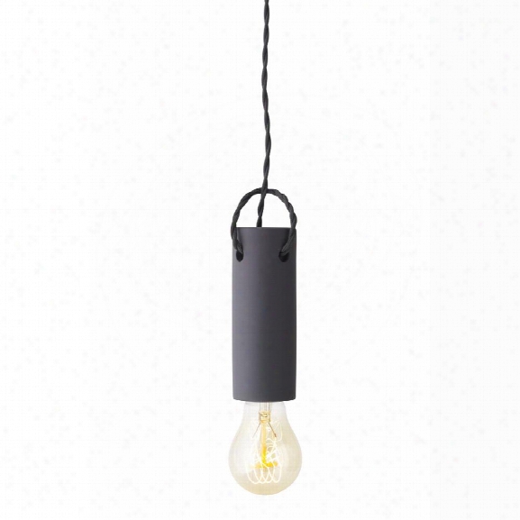 Tied Pendant Light In Carbon Design By Menu