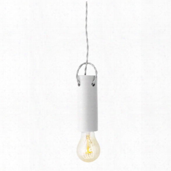 Tied Pendant Light In White Design By Menu