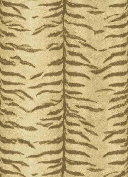 Tiger Pattern Wallpaper In Neutrals Design By Bd Wall