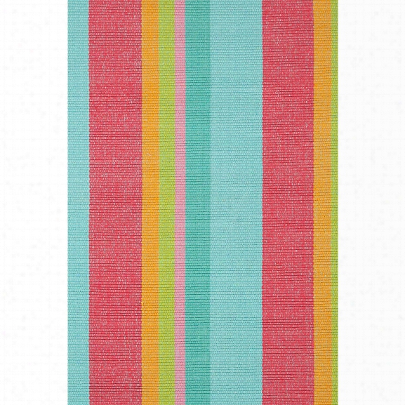 Tiki Stroke  Woven Cotton Rug Design By Dash & Albert