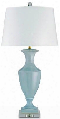 Timeless Table Lamp In Blue Design By Currey & Company