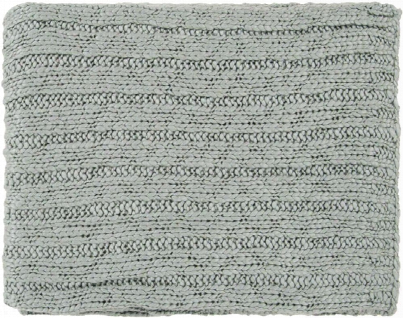 Timothy Throw Blankets In Sea Foam Color By Surya