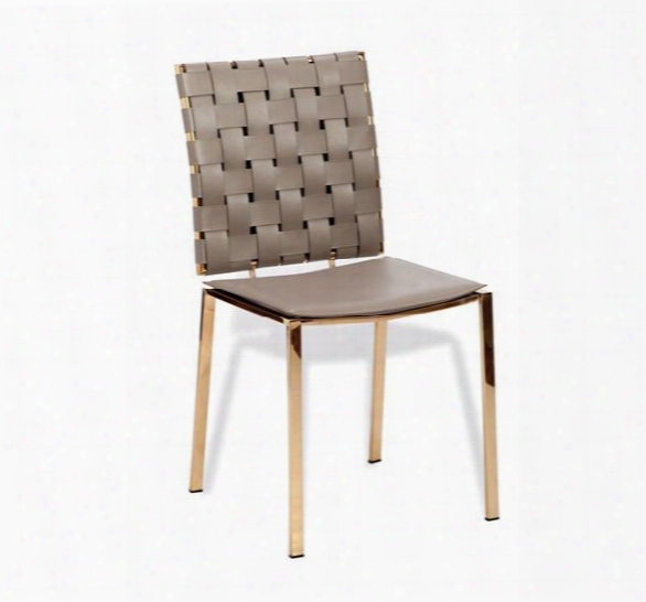 Bliss Woven Chair In Taupe Design By Interlude Home