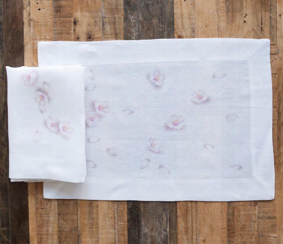 Blossom Placemats And Napkins Design By Huddleson Linens