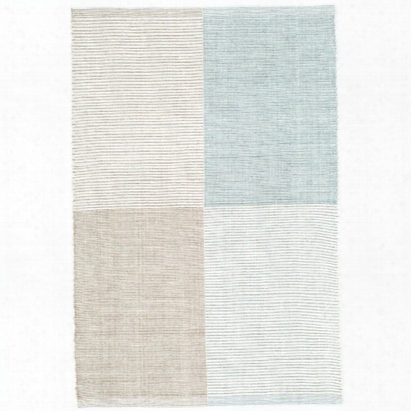 Bo Blue Woven Cotton Rug Design By Dash & Albert