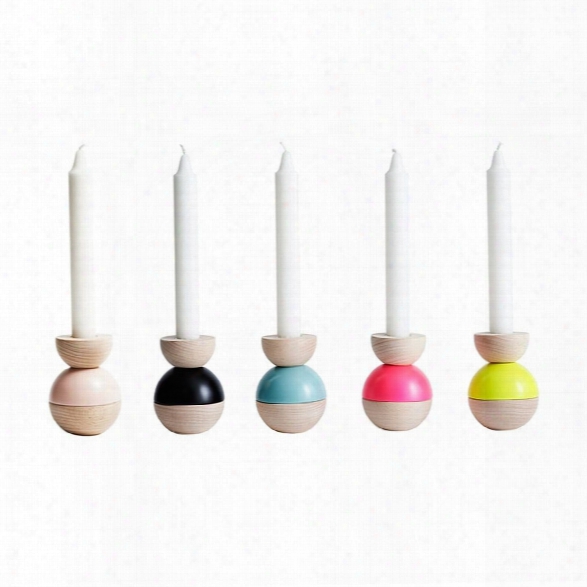 Bobbel High Candleholder In Various Colors Design By Oyoy
