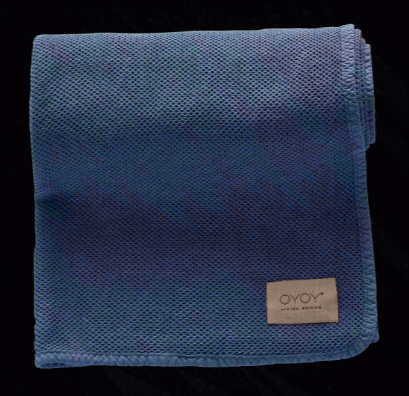 Bobo Blanket In Blue Design By Oyoy