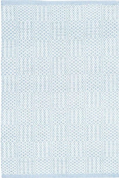 Bonnie Blue Woven Cotton Rug Design By Dash & Albert