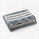 Trapper Wool Throw in Navy design by Faribault