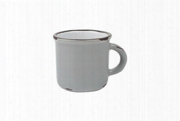 Tinware Espresso Mug In Light Grey Design By Canvas