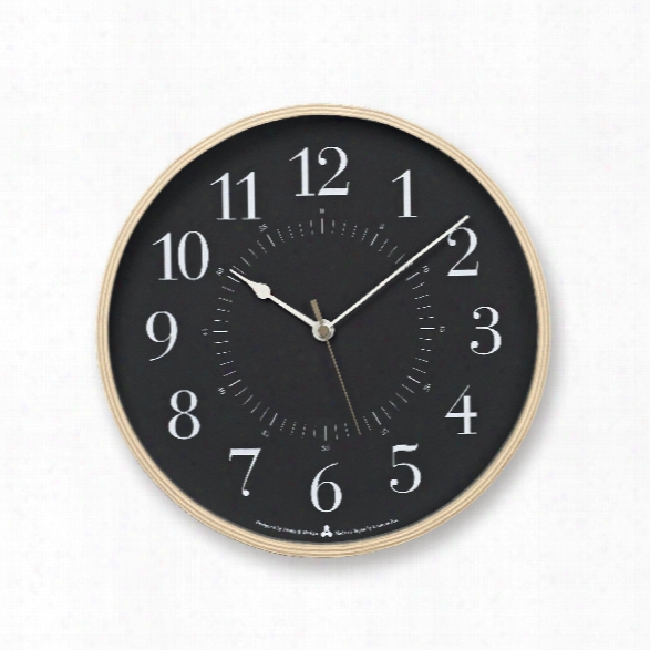 Toki Clock In Grey Design By Lemnos