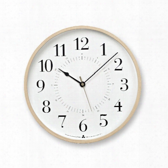 Toki Clock In White Design By Lemnos