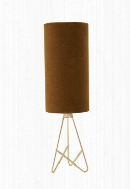 Toko Table Lamp In Amber & Velvet Design By Oyoy