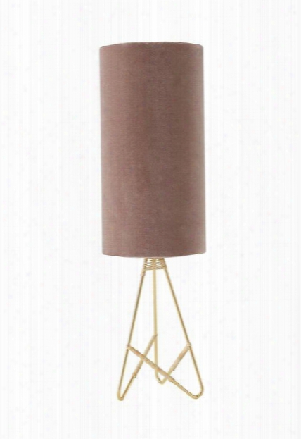 Toko Table Lamp In Rose & Velvet Design By Oyoy