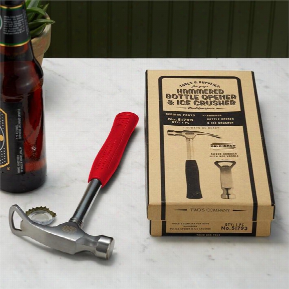 Tools & Supplies Hammer Bottle Opener And Ice Crusher Design By Twos Company