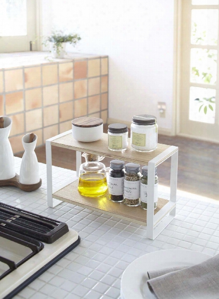 Tosca Countertop Spice Rack In White Design By Yamazaki